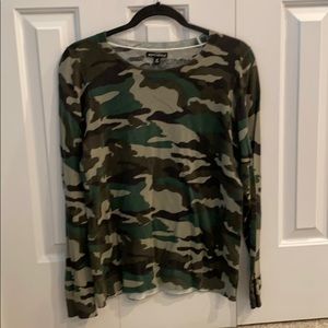 J. Crew Camo Teddie Sweater